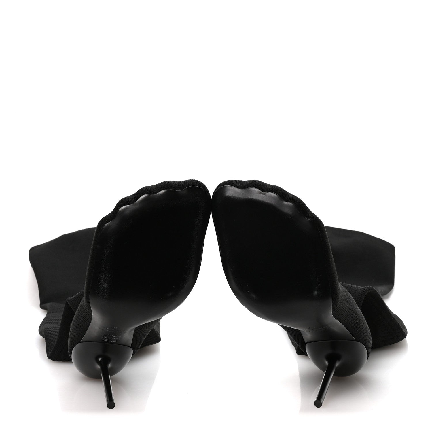 Balenciaga Knit Fetish Anatomic 110 Boots 37 Black 6 of 8