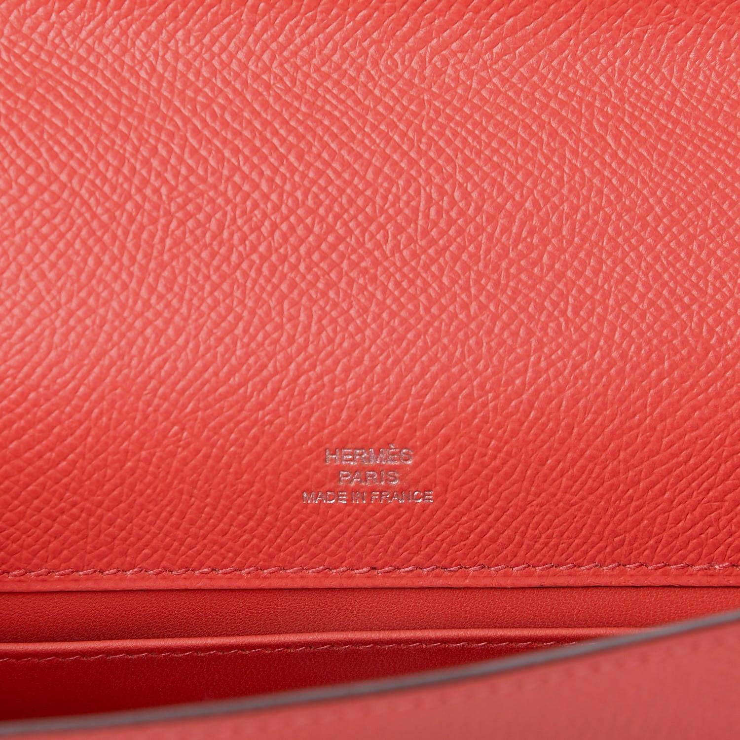 Hermes Epsom Kelly Pochette Clutch Rose Jaipur 25 of 29