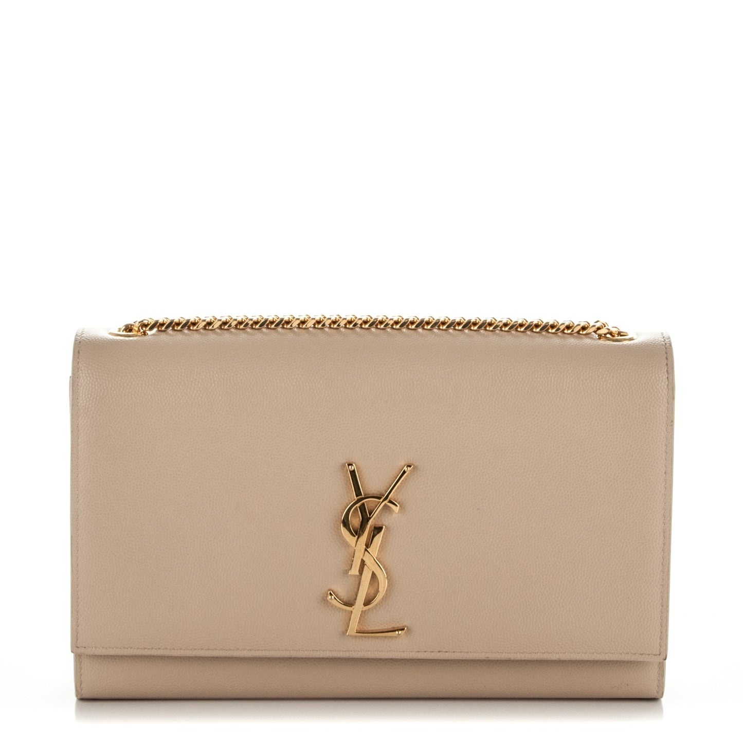 Grain De Poudre Medium Monogram Kate Satchel Nude Powder