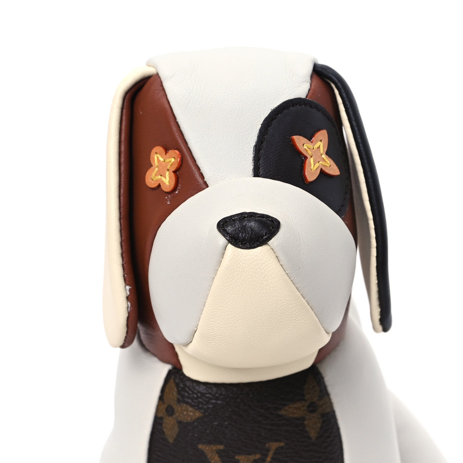 Louis Vuitton Calfskin Monogram Doudou Oscar Dog Beige 8 of 9