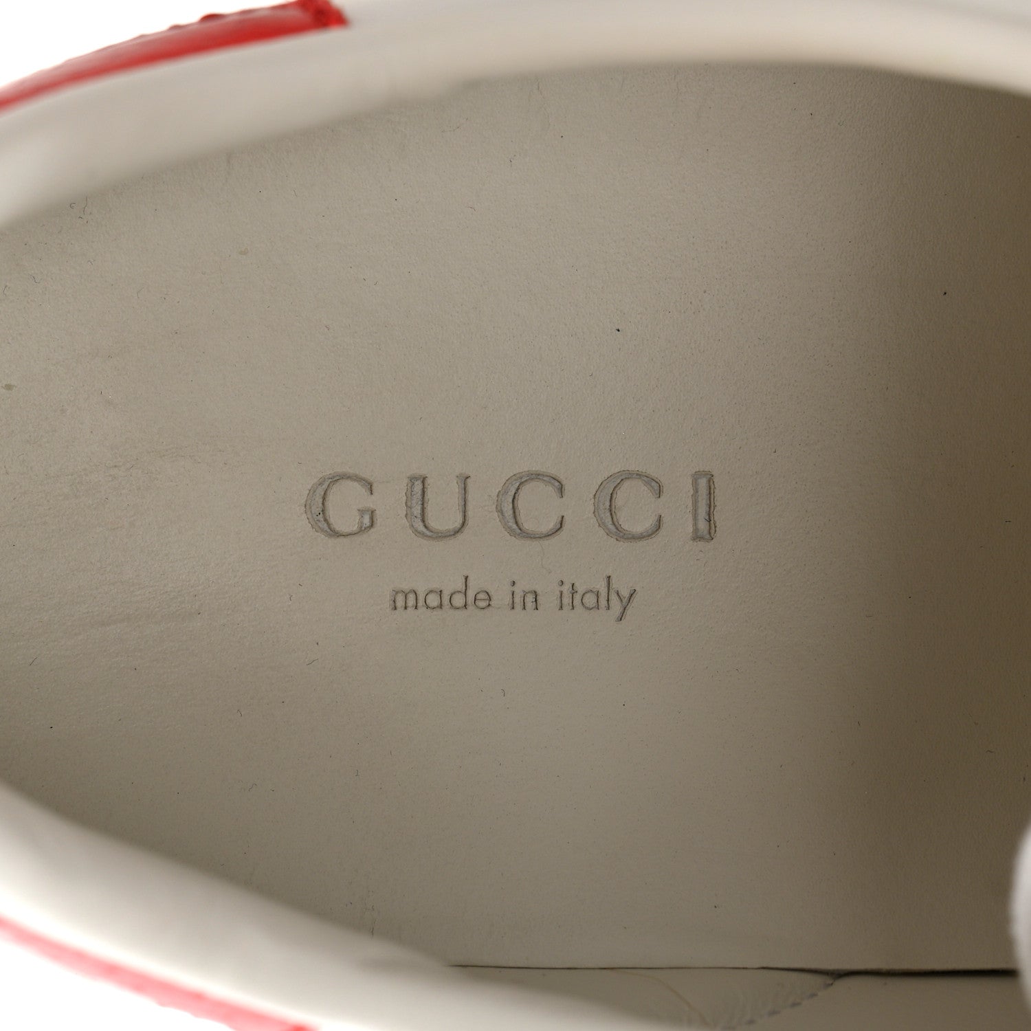 Gucci Calfskin Ayers Bee Embroidered Womens Ace Sneakers 39.5 White Green 7 of 9