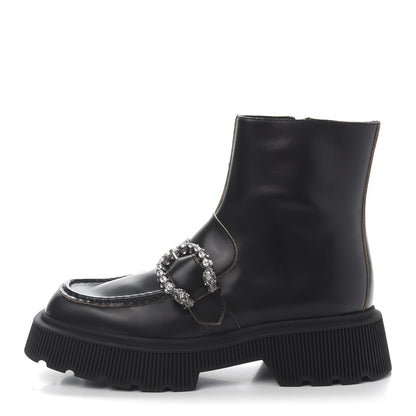Gucci Cordovan Lux Dionysus Hunder Boots 40 Black 1 of 9