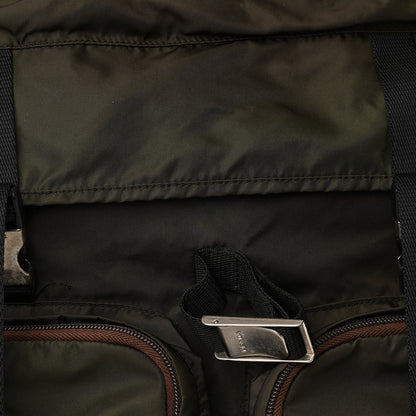 Prada Tessuto Nylon Buckle Backpack Mimetico 8 of 13