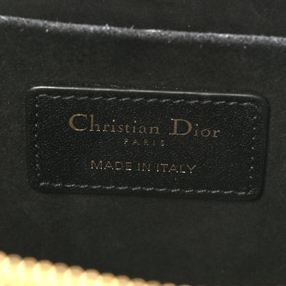 Christian Dior Lambskin Cannage Small Diortravel Vanity Case Black 6 of 8