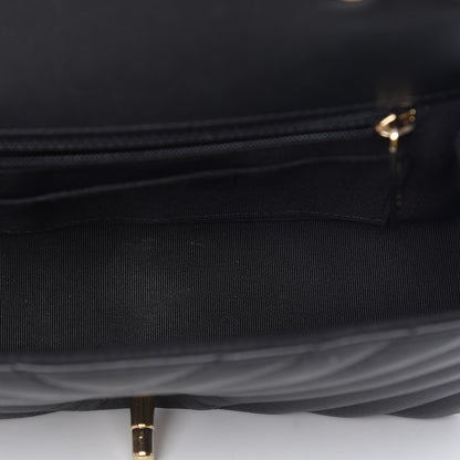 Chanel Calfskin Chevron Quilted Mini Statement Flap Black 11 of 12
