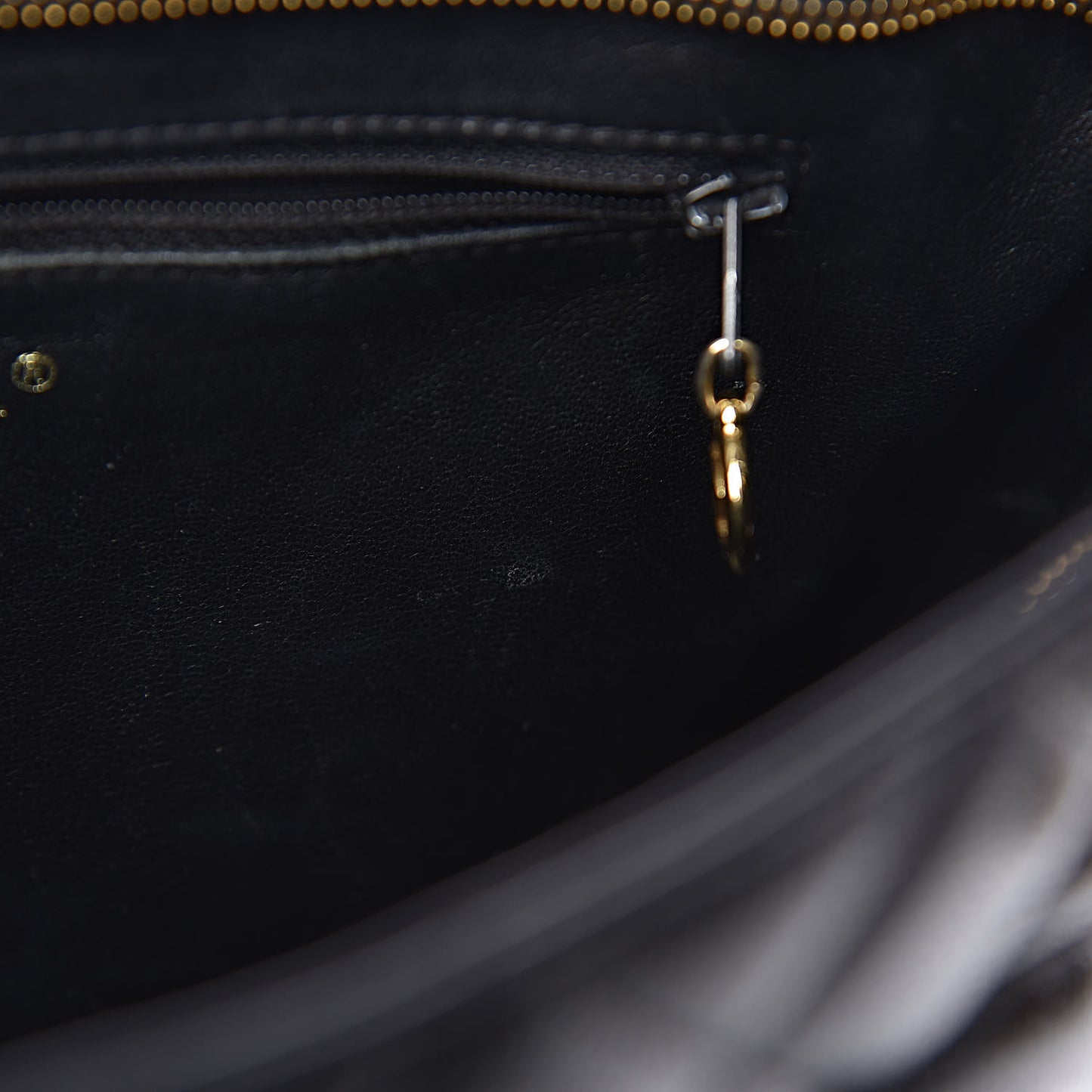 Caviar Quilted Medallion Tote Black