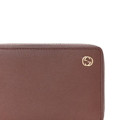 Gucci Calfskin Betty Zip Around Wallet Brown 7 of 10