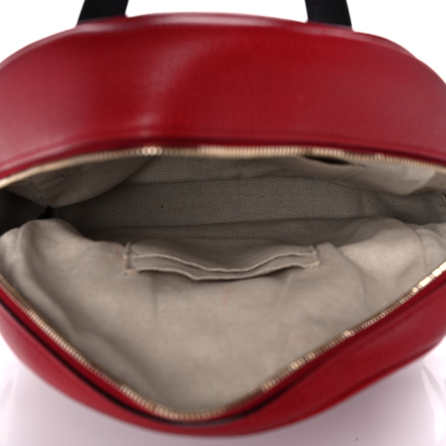 Gucci Pebbled Calfskin Bi-Color Soho Chain Backpack Red Navy 5 of 12