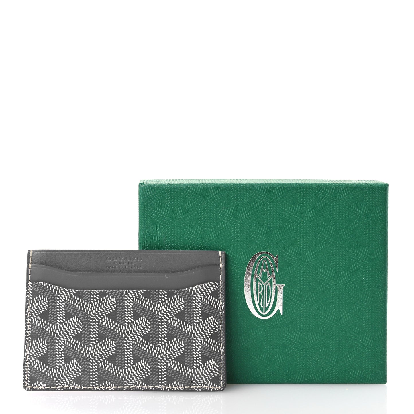 Goyardine Saint Sulpice Card Holder Grey