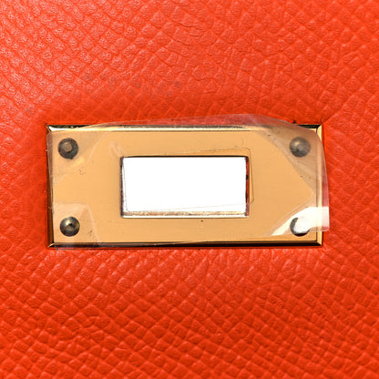 Hermes Epsom Kelly Sellier 28 Orange Poppy 32 of 42