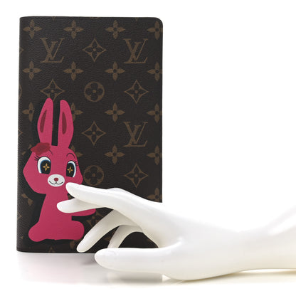 Louis Vuitton LV X SY Monogram Rabbit Emily Notebook Cover MM Pink 2 of 7