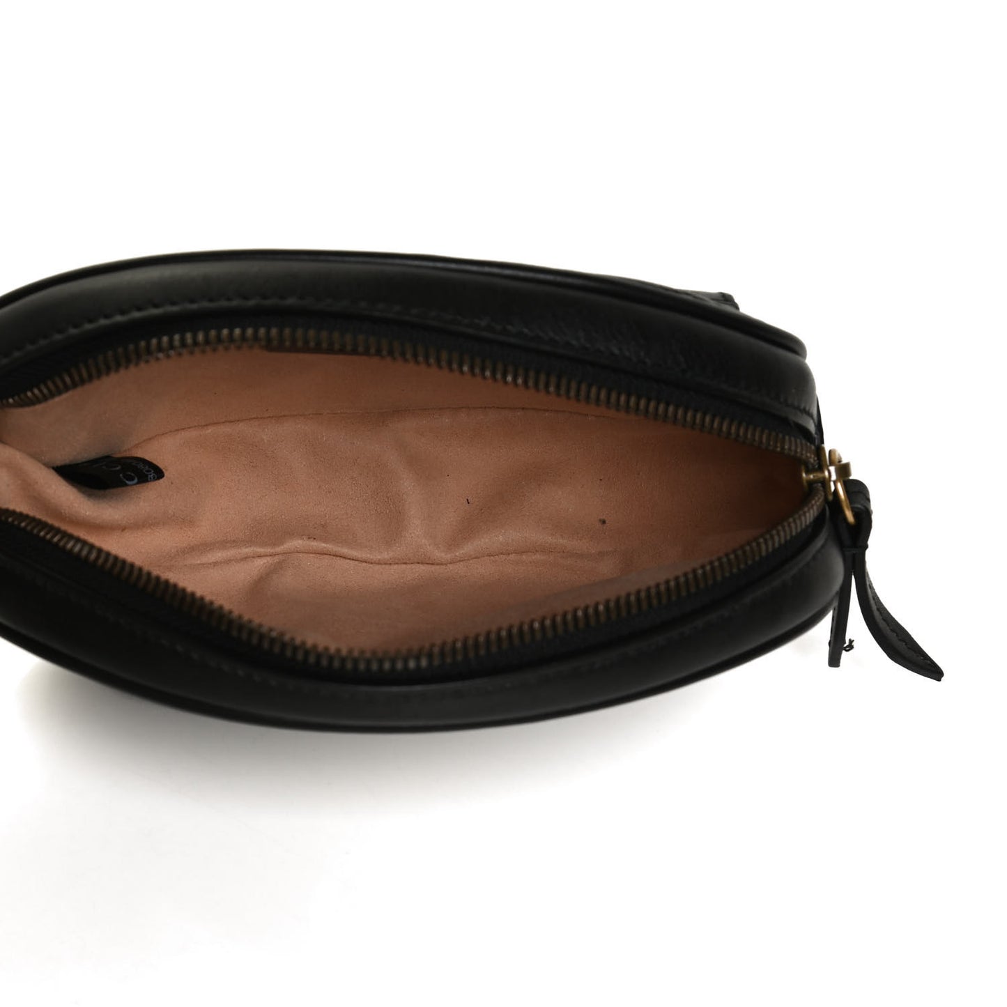 Calfskin Matelasse GG Marmont Belt Bag 95 38 Black