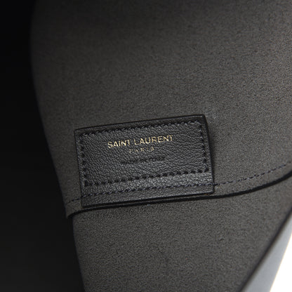 Saint Laurent Calfskin Large Shopping Tote Dark Grey 6 of 10