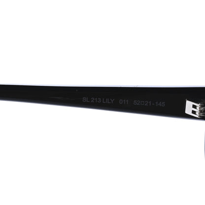 Saint Laurent Acetate New Wave Tiger Lily SL213 Cat Eye Sunglasses Black 5 of 9