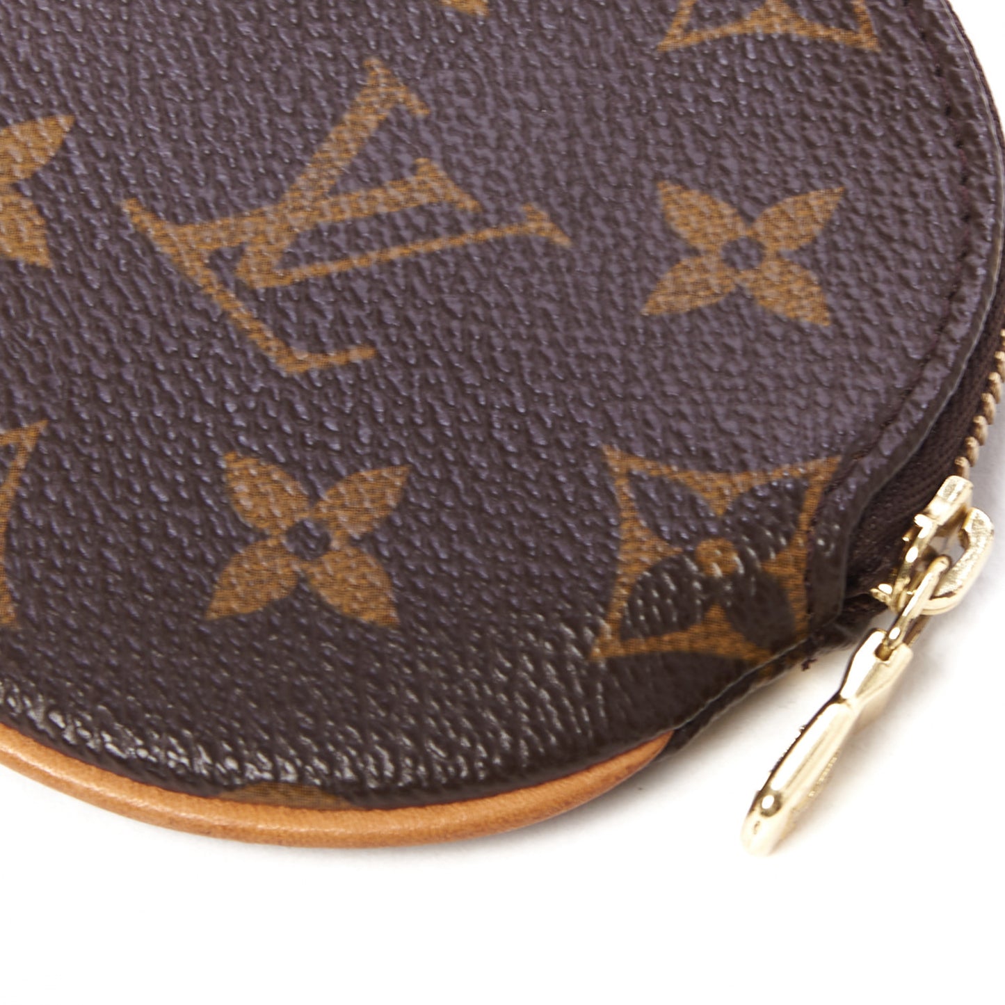 Monogram Round Coin Purse