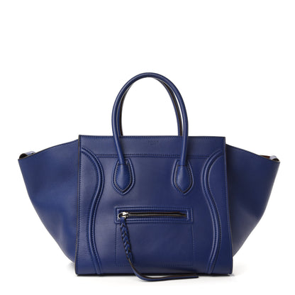 Celine Supple Calfskin Medium Phantom Luggage Indigo 1 of 10
