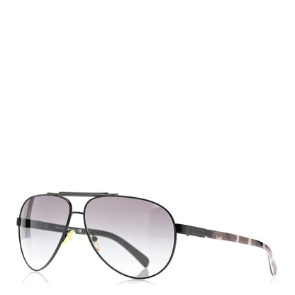 Prada Aviator Sunglasses SPR 54N Black 1 of 9