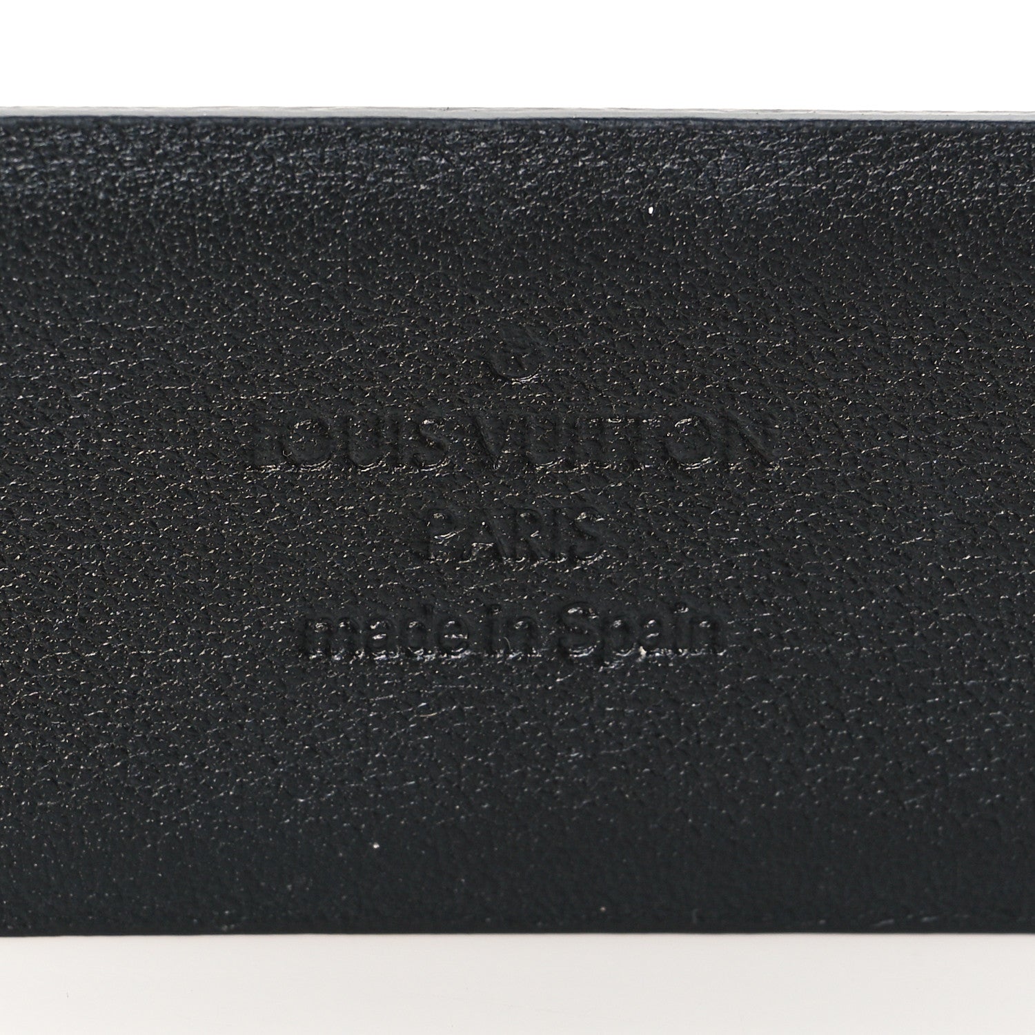 Louis Vuitton Calfskin 35mm Faces Belt 90 36 Black 4 of 7
