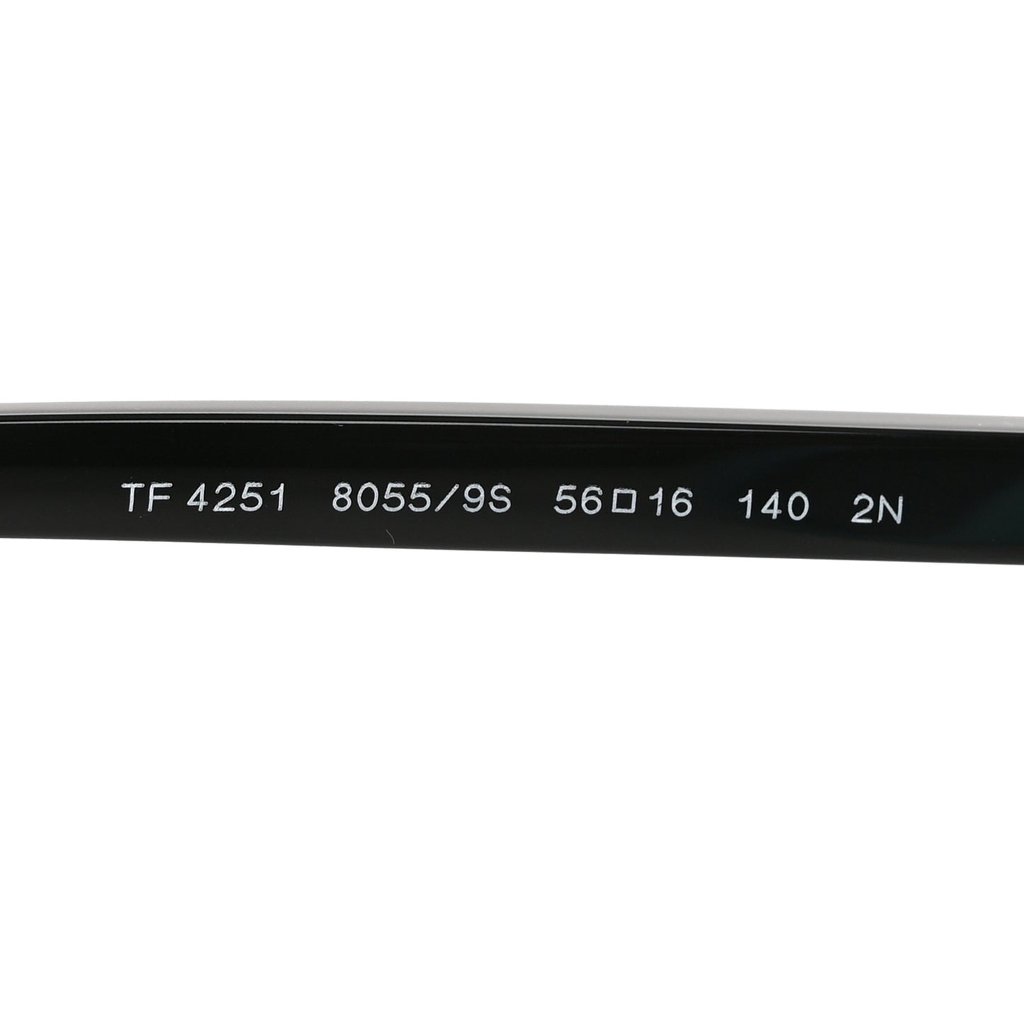 Acetate Metal Cat Eye Sunglasses TF4251 Black Blue