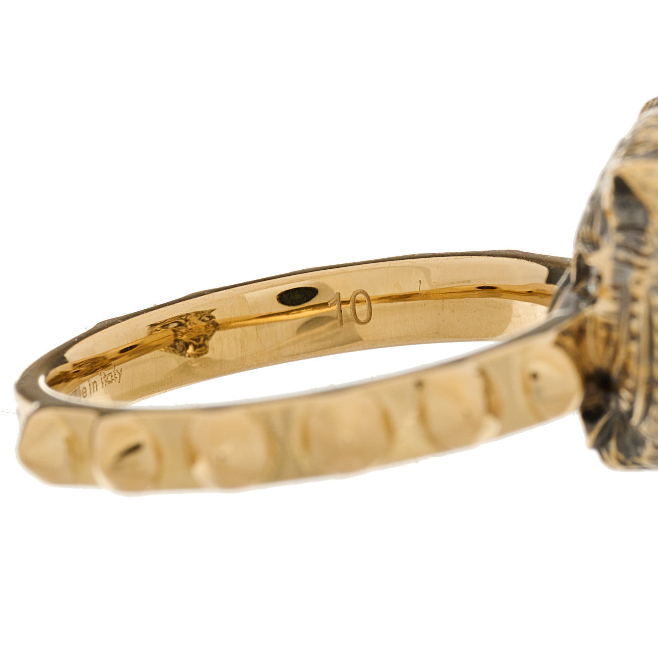 18K Yellow Gold Pink Tourmaline Le Marché Des Merveilles Feline Ring 47 4.25