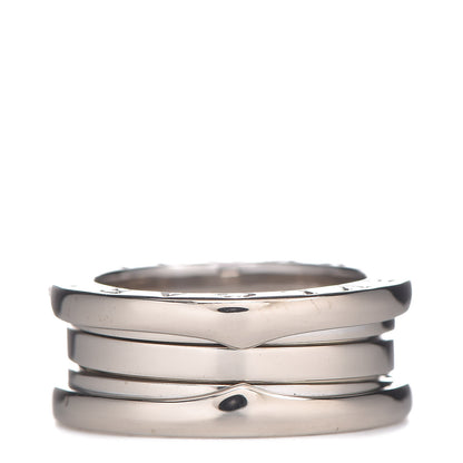 Bulgari 18K White Gold B.Zero1 Two-Band Ring 50 5.25 1 of 5
