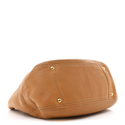Prada Vitello Daino Shoulder Bag Caramel 4 of 11