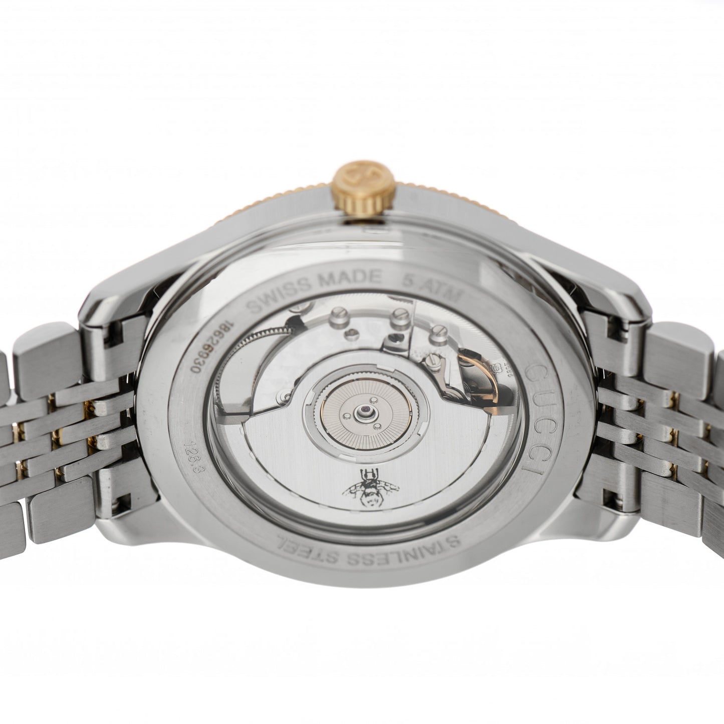 Stainless Steel 40mm G-Timeless Two Tone Charm Automatic Watch