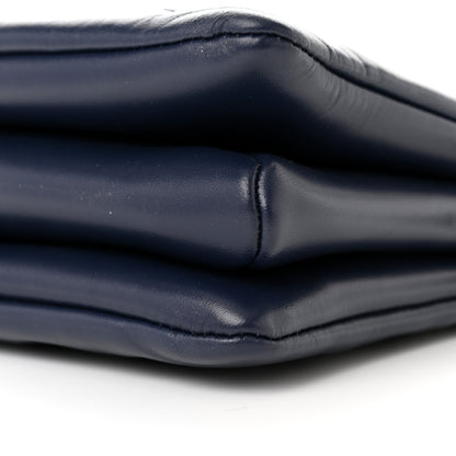 Louis Vuitton Lambskin Embossed Monogram Coussin PM Navy 9 of 9