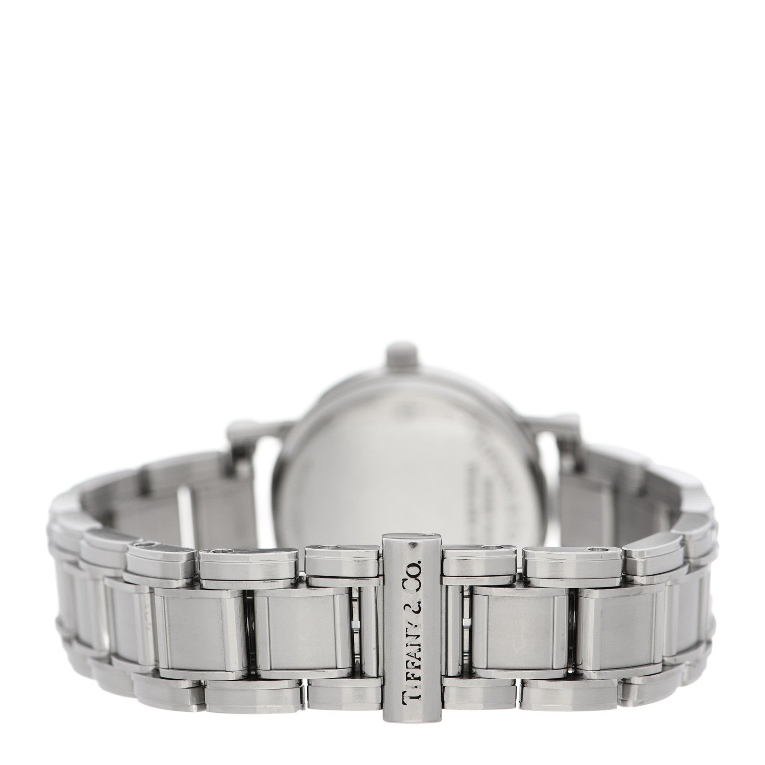 Tiffany Stainless Steel 25mm Atlas Quartz Watch Black 3 of 6