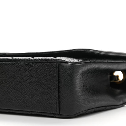 Chanel Caviar Quilted Medium CC Filigree Flap Black 10 of 12