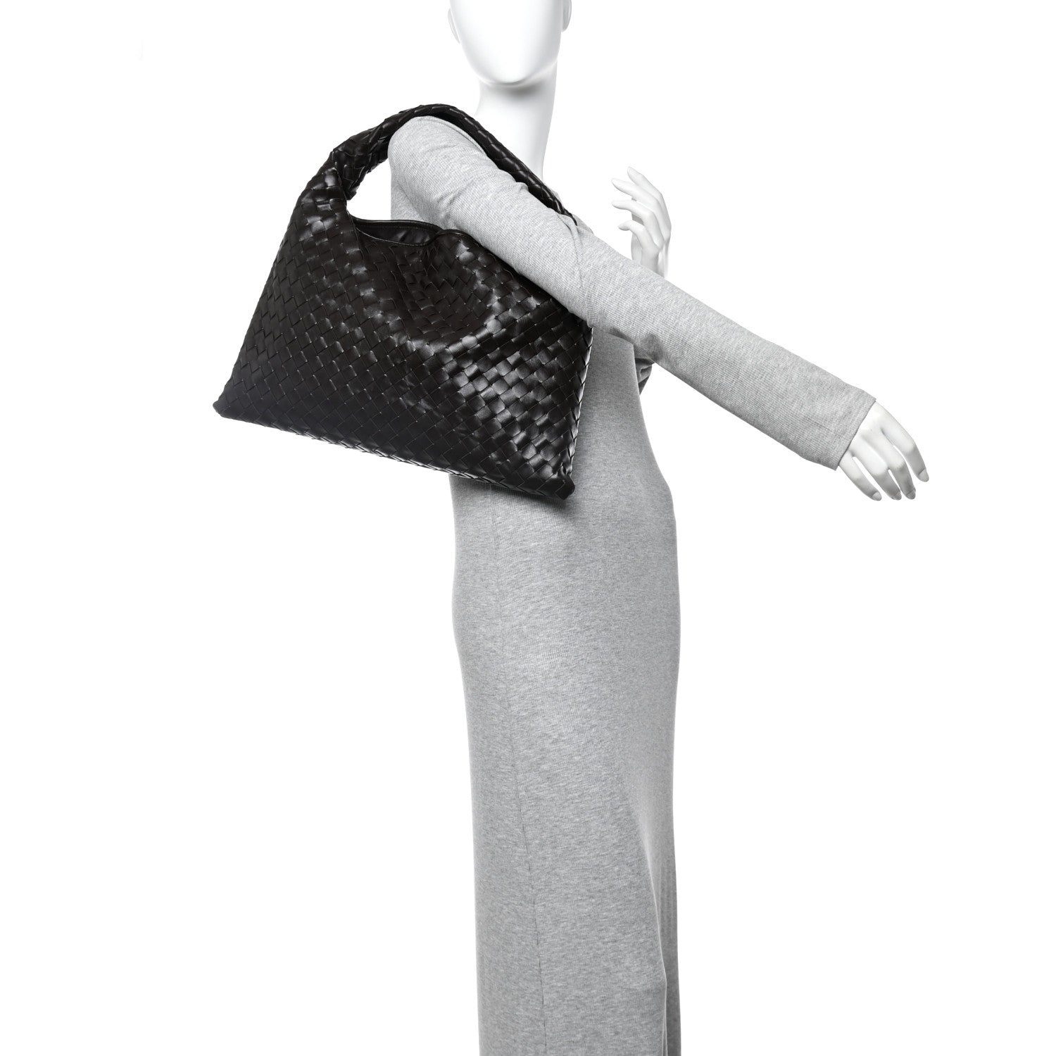 Bottega Veneta Calfskin Intrecciato Small Hop Fondant 2 of 10