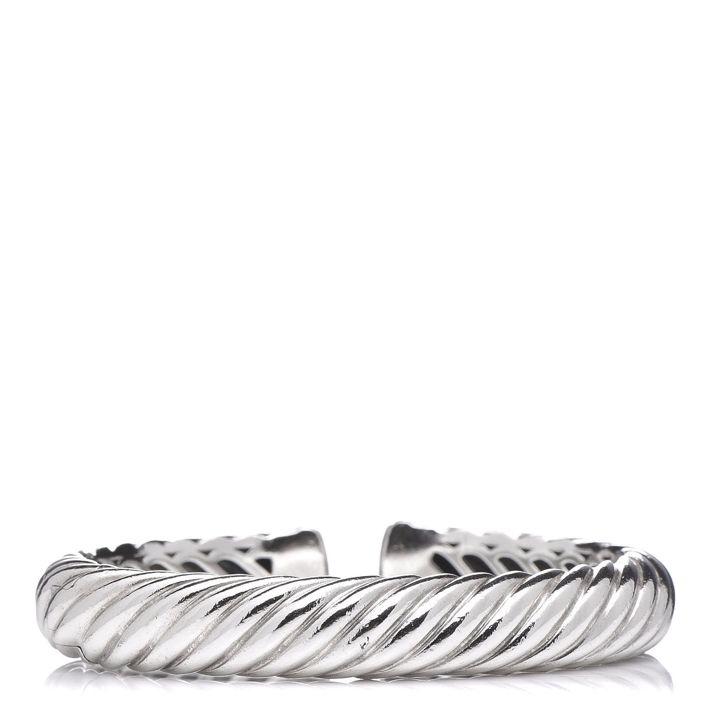 Sterling Silver Sculpted Cable Bracelet
