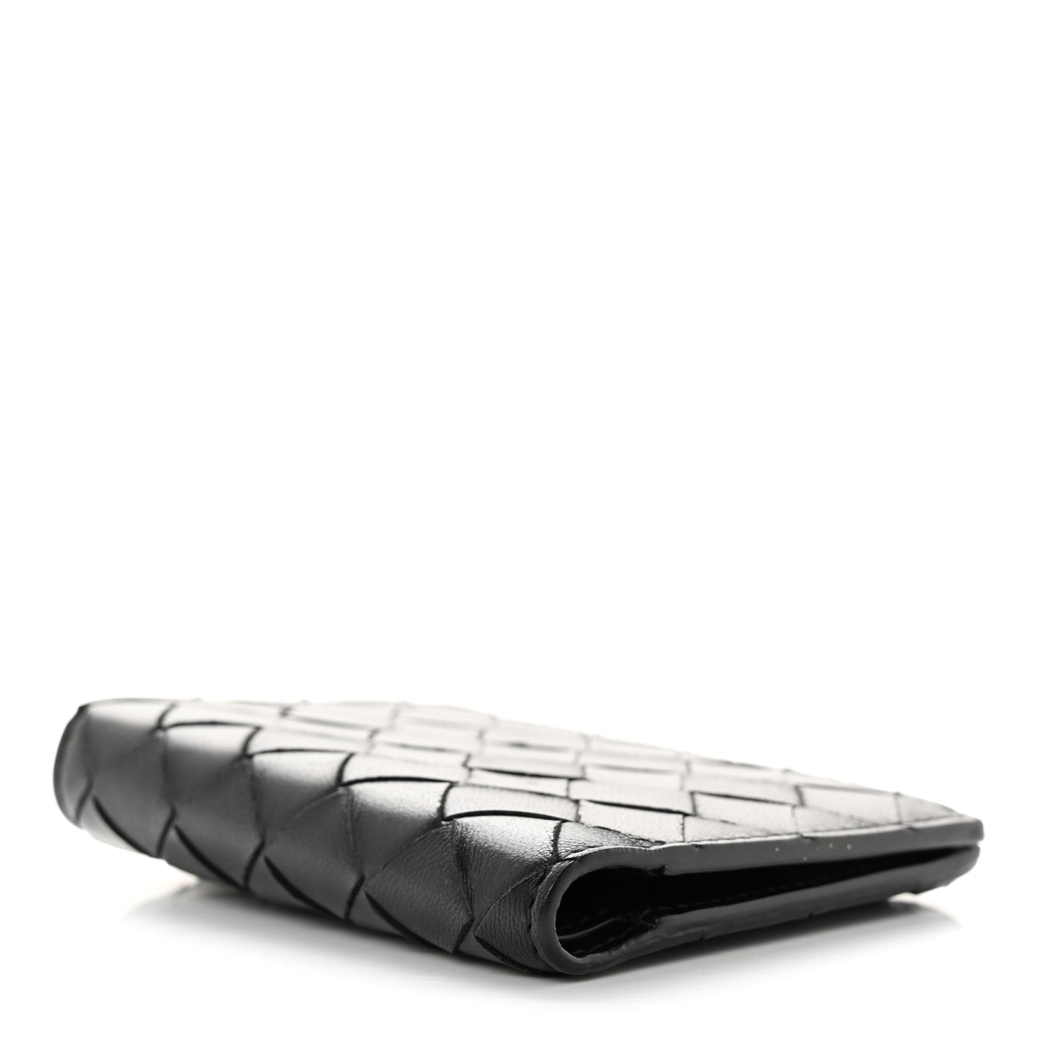 Bottega Veneta Nappa Intrecciato Bifold Zip Wallet Black 4 of 8