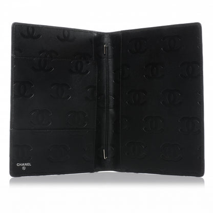 Chanel Calfskin Quilted Large Cambon Agenda Planner Black 5 of 8