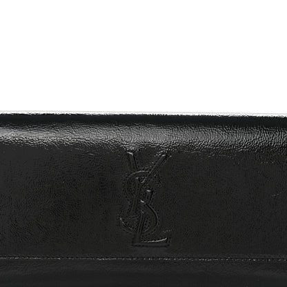 Saint Laurent Textured Patent Monogram Belle De Jour Clutch Black 7 of 11