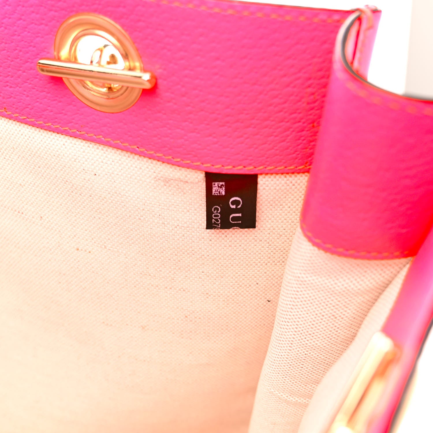 Gucci Canvas Flora Large Rajah Chain Tote White Multicolor Fuxia Fluo 8 of 14