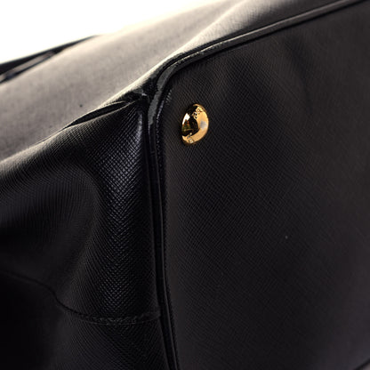 Prada Saffiano Medium Galleria Double Zip Tote Black 8 of 11