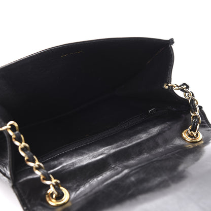 Chanel Lambskin Quilted CC Small Single Flap Black 4 of 12
