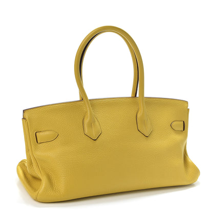 Hermes Taurillon Clemence JPG Shoulder Birkin II 42 Soleil 2 of 9