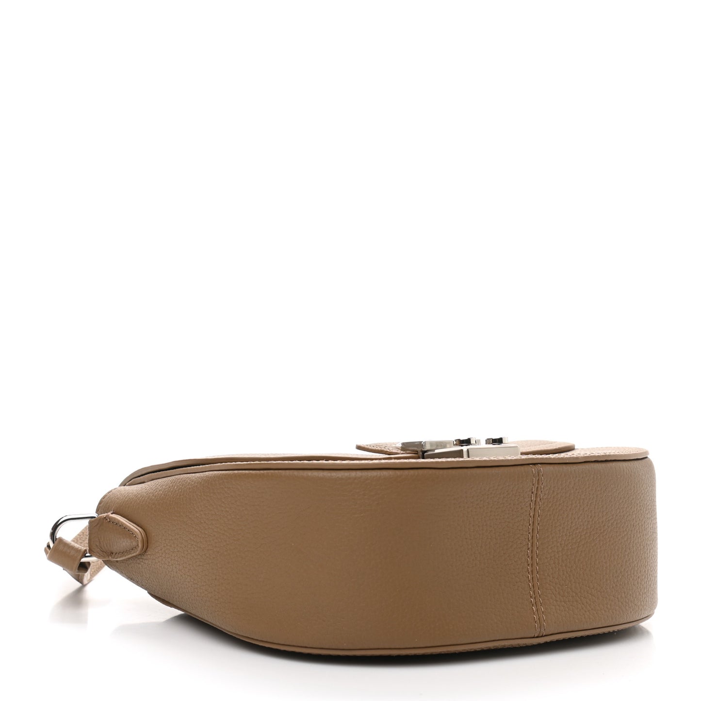Calfskin Mini Pashli Saddle Belt Bag Brown
