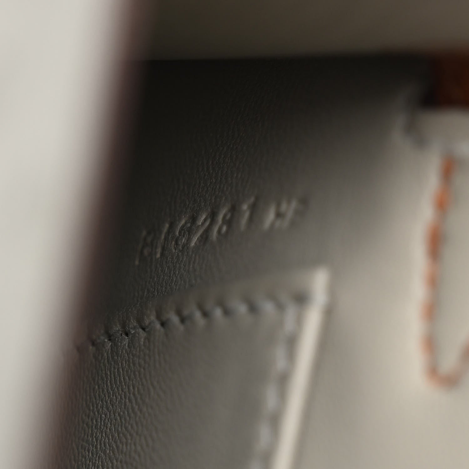 Hermes Ostrich Horseshoe Mini Kelly Sellier 20 Gris Perle Gold 6 of 10