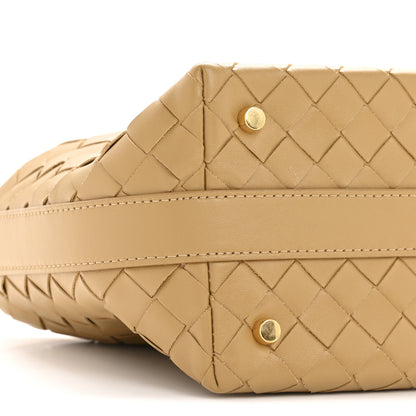 Bottega Veneta Calfskin Nappa Intrecciato Candy Wallace Dark Praline 9 of 12