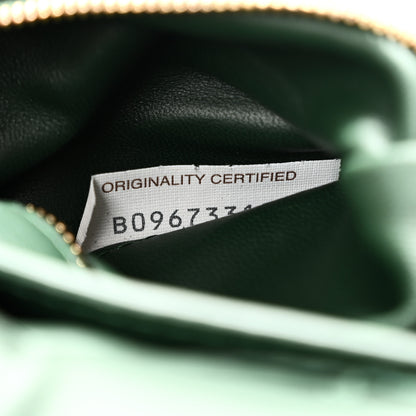 Bottega Veneta Textured Deerskin Maxi Intrecciato Padded Cassette Crossbody Bag Raintree 7 of 10