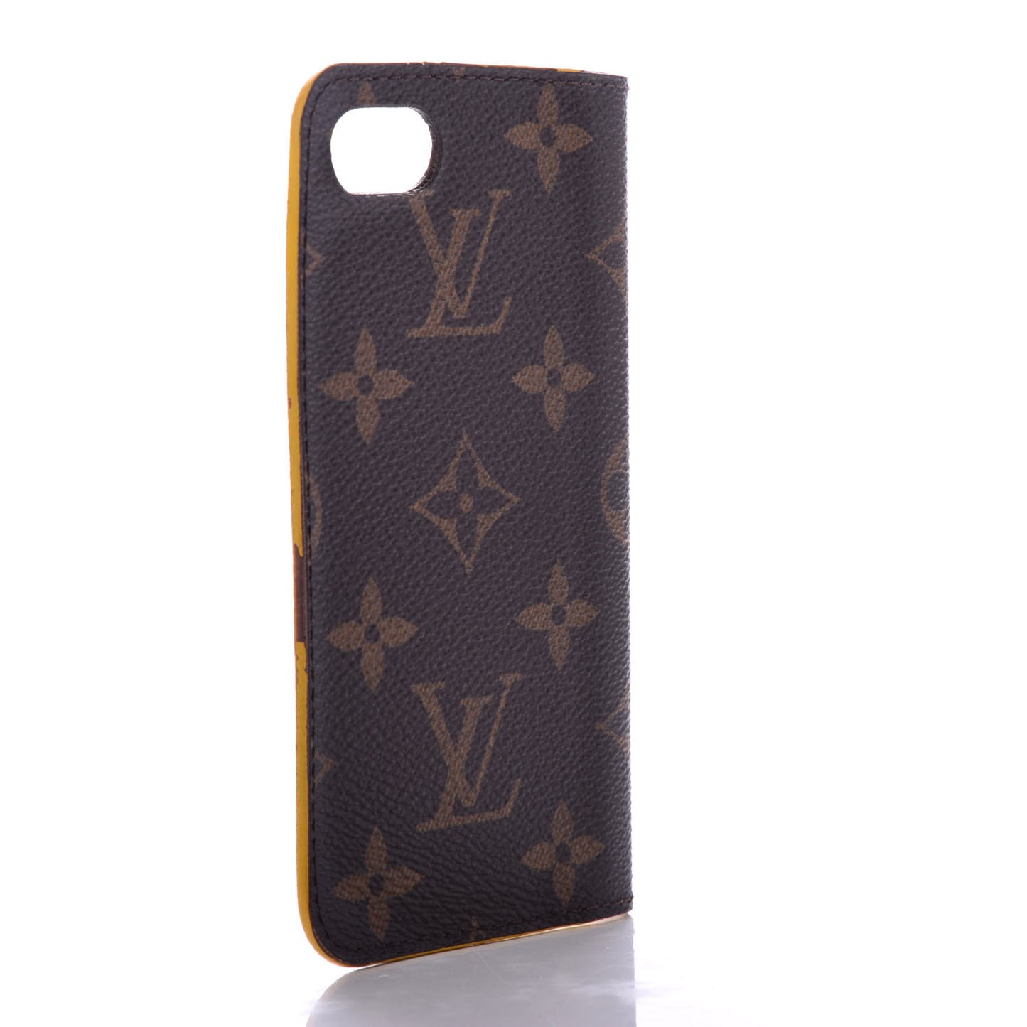 Monogram iPhone 7/8 Folio Case Yellow