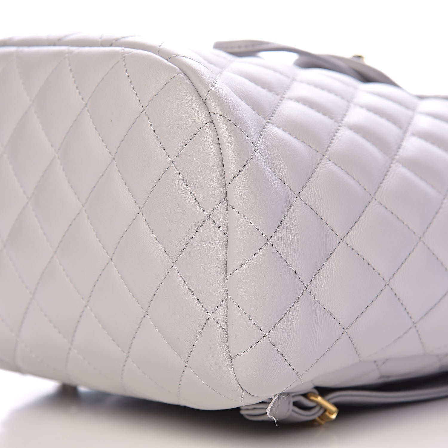 Chanel Calfskin Quilted Small Urban Spirit Backpack Light Grey 10 of 13