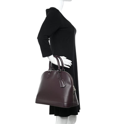 Louis Vuitton Epi Alma MM Quetsche 2 of 12