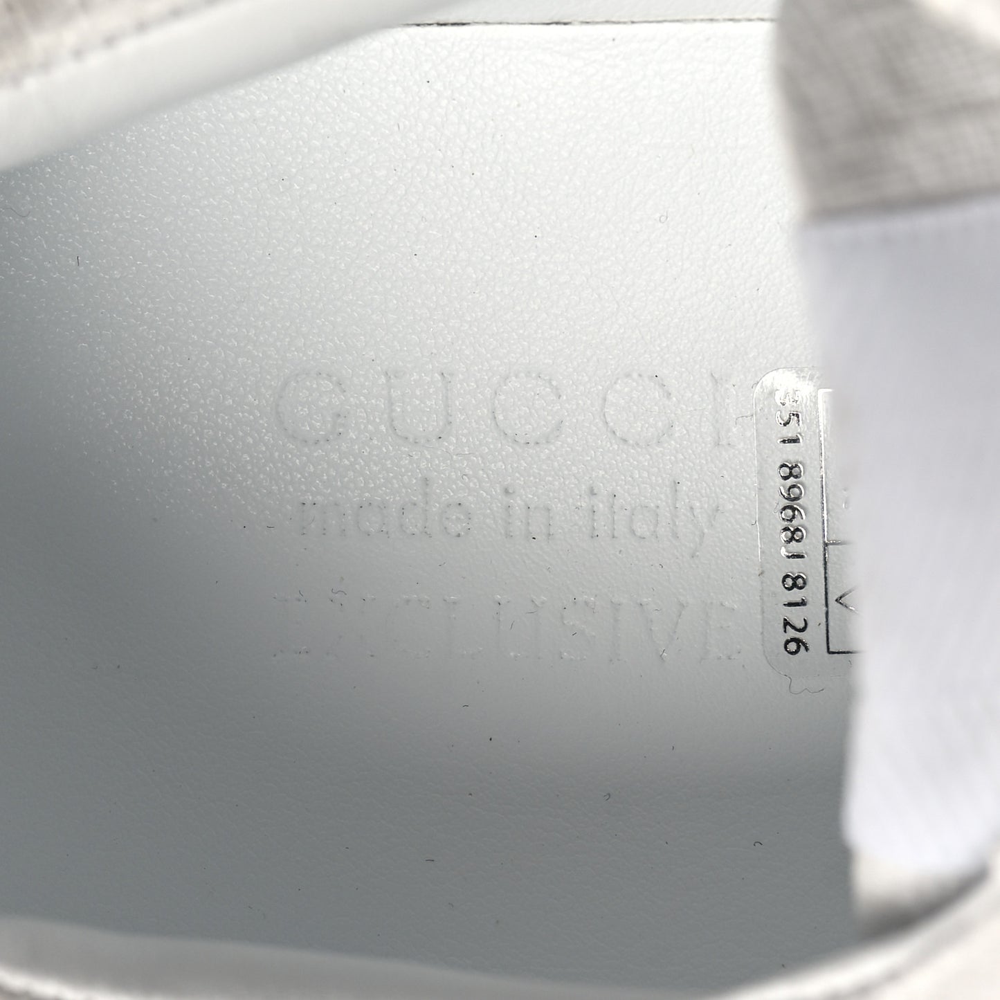 GG Supreme Monogram Womens Rhyton Sneakers 36.5 White