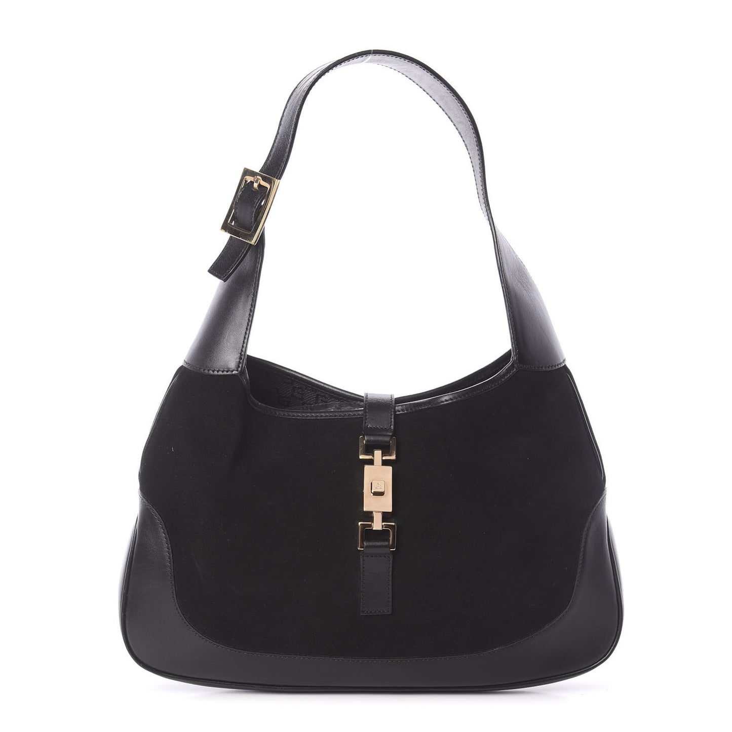 Monogram Small Jackie O Hobo Black