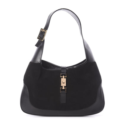 Gucci Monogram Small Jackie O Hobo Black 1 of 7