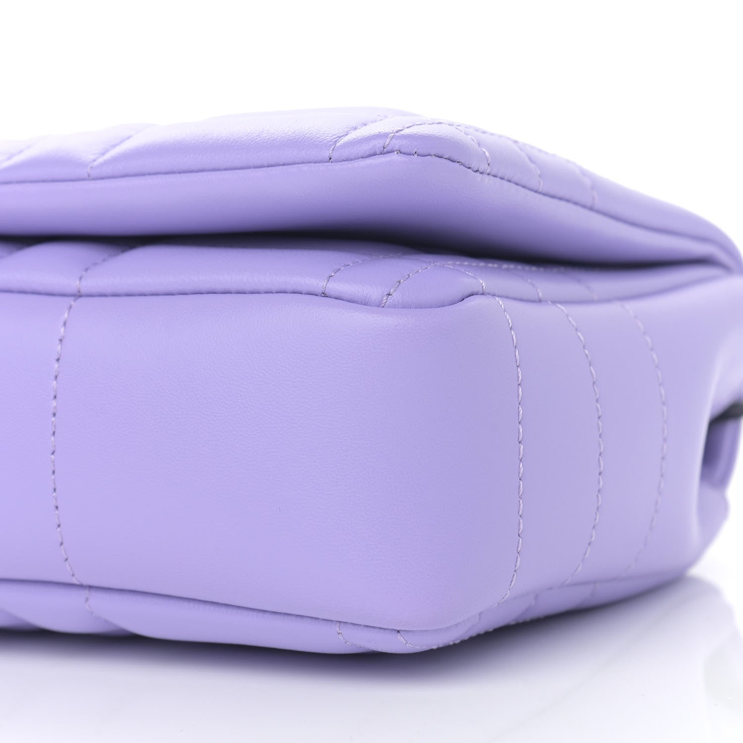 Burberry Lambskin Quilted Small Lola Bag Soft Violet 10 of 10